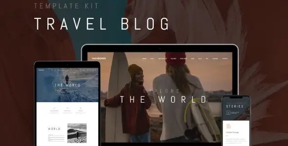 Vagabonds – Travel Blog Elementor Template Kit